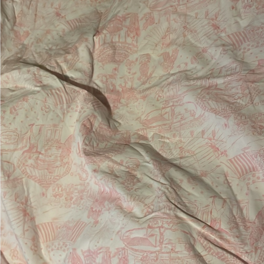 Pink baby blanket